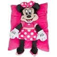 thumbnail image 1 of Disney Minnie Mouse 15” x 11” Colorful Fun Microfiber Decorative Pillow, 3D Design, 1 of 6