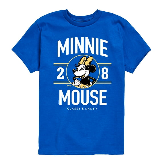 Disney - Minnie Mouse - 1928 Classy & Sassy - Youth Short Sleeve Graphic T-Shirt