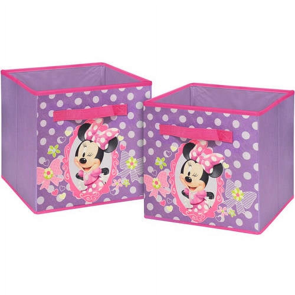 Disney Minnie Mouse 2-Pack Storage Cube - image 1 of 2