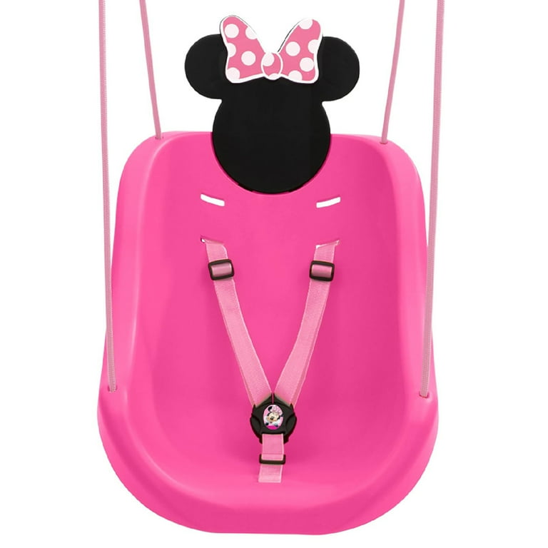 Disney Minnie Mouse Outdoor Swing for Babies and Toddlers with