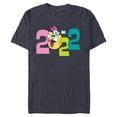 thumbnail image 1 of Disney Minnie Mouse 2022 New Year’s Eve - Short Sleeve Blended T-Shirt for Adults – Customized-Navy Heather, 1 of 5