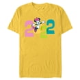 thumbnail image 1 of Disney Minnie Mouse 2022 New Year’s Eve - Short Sleeve Blended T-Shirt for Adults – Customized-Yellow, 1 of 5
