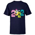 thumbnail image 1 of Disney Minnie Mouse 2022 New Year’s Eve - Short Sleeve T-Shirt for Kids – Customized-Navy, 1 of 5