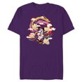 thumbnail image 1 of Disney Minnie Mouse 2024 Lunar New Year Dragon Whistle - Short Sleeve Blended T-Shirt for Adults - Customized-Purple, 1 of 5