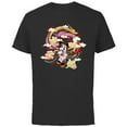 thumbnail image 1 of Disney Minnie Mouse 2024 Lunar New Year Dragon Whistle - Short Sleeve Cotton T-Shirt for Adults - Customized-Black, 1 of 5