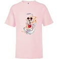thumbnail image 1 of Disney Minnie Mouse 2024 Lunar New Year of the Dragon - Short Sleeve T-Shirt for Kids - Customized-Soft Pink, 1 of 5