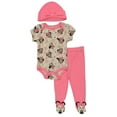 thumbnail image 1 of Disney Minnie Mouse 3 Piece Bodysuit and Pants Layette Set (Baby Girls), 1 of 4