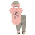 thumbnail image 1 of Disney Minnie Mouse 3 Piece Bodysuit and Pants Layette Set (Baby Girls), 1 of 4