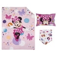 Disney Minnie Mouse 3Piece Toddler Bedding, "Have Fun", Pink and