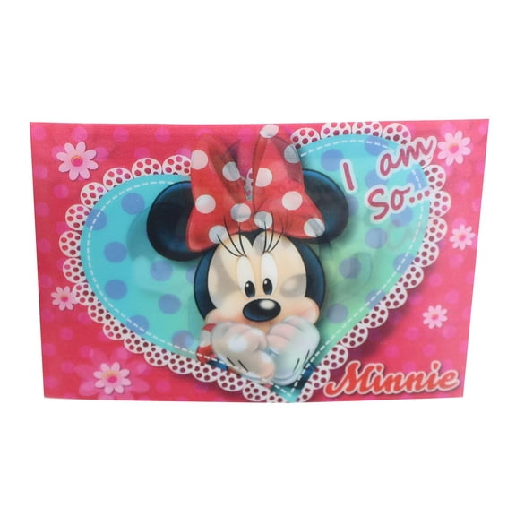 Disney Minnie Mouse 3D Motion Picture Card Magnet