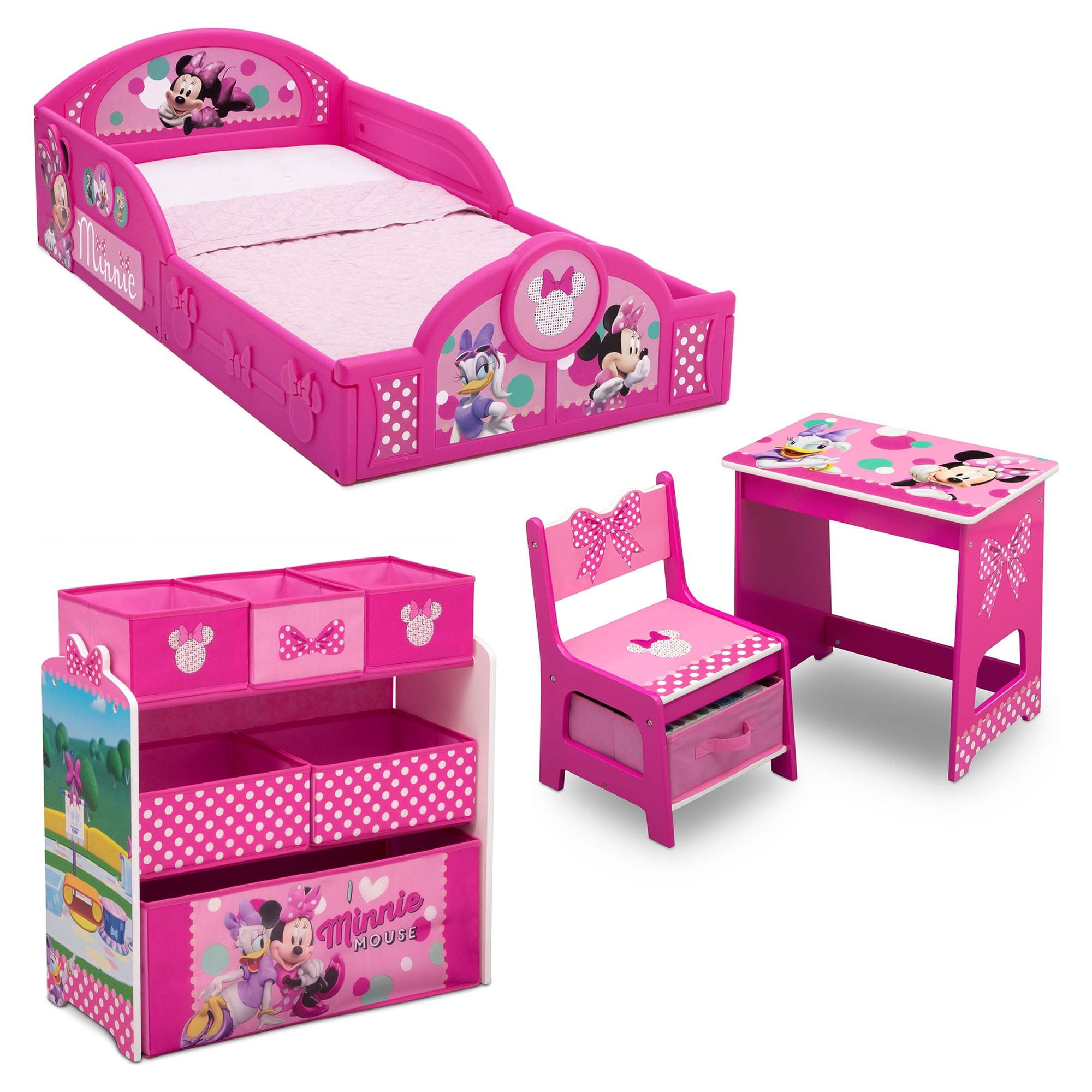 Disney Minnie Mouse Bedroom Set with Toddler Bed, Cote dIvoire Ubuy