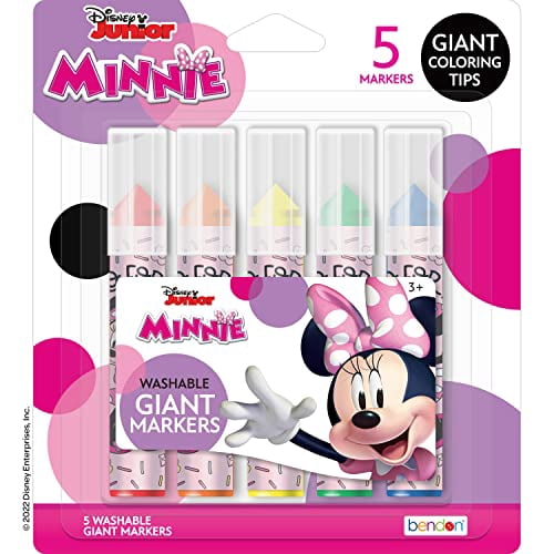 Disney Minnie Mouse 5 Count Giant Markers - Walmart.com