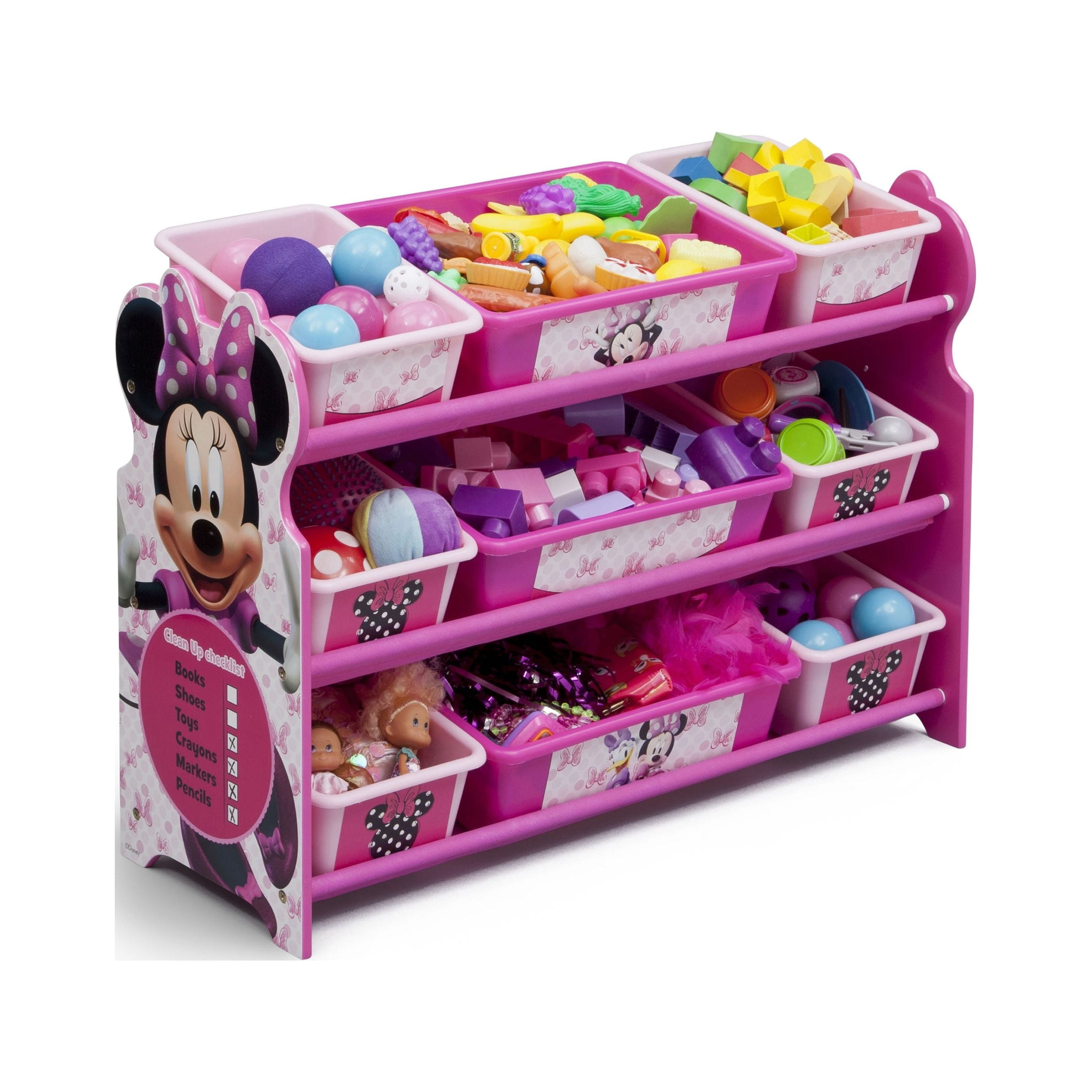 Organizador de juguetes infantil Minnie Mouse. Juguetero Disney ideal para  guardar todos sus …