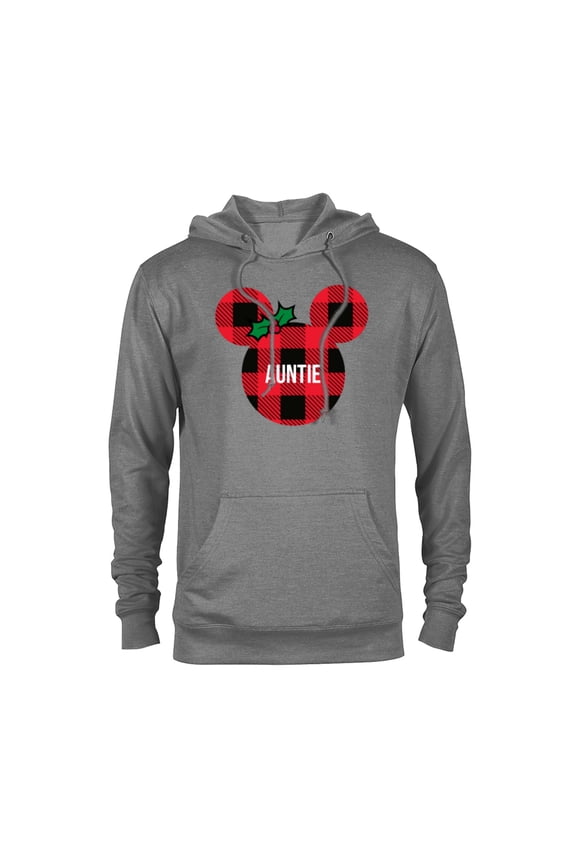 Minnie Mouse AUNTIE Holiday Family - Pullover Hoodie for Adults - Customized-Athletic Heather