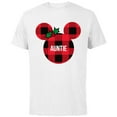 thumbnail image 1 of Disney Minnie Mouse AUNTIE Holiday Family - Short Sleeve Cotton T-Shirt for Adults - Customized-White, 1 of 5