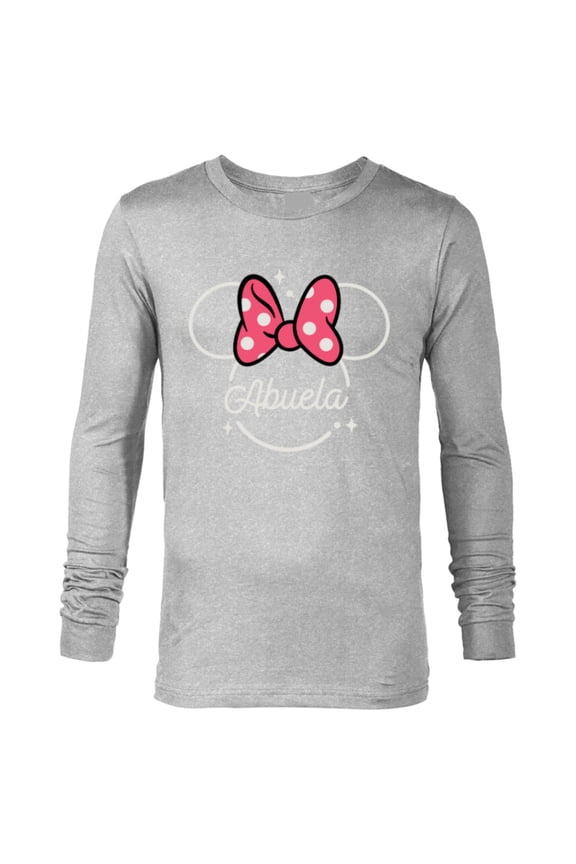 Minnie Mouse Abuela Head Icon Magic Día de la Madre - Long Sleeve T-Shirt for Men - Customized-Athletic Heather