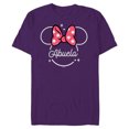 thumbnail image 1 of Disney Minnie Mouse Abuela Head Icon Magic Día de la Madre - Short Sleeve Blended T-Shirt for Adults - Customized-Purple, 1 of 5