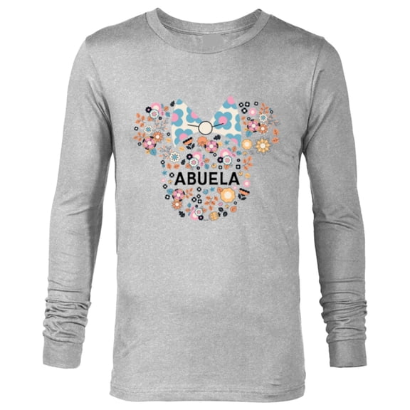 Disney Minnie Mouse Abuela Icon Flowers Día de la Madre - Long Sleeve T-Shirt for Men - Customized-Athletic Heather