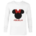 thumbnail image 1 of Disney Minnie Mouse Abuela Red Bow Family Día de la Madre - Long Sleeve T-Shirt for Men - Customized-White, 1 of 5