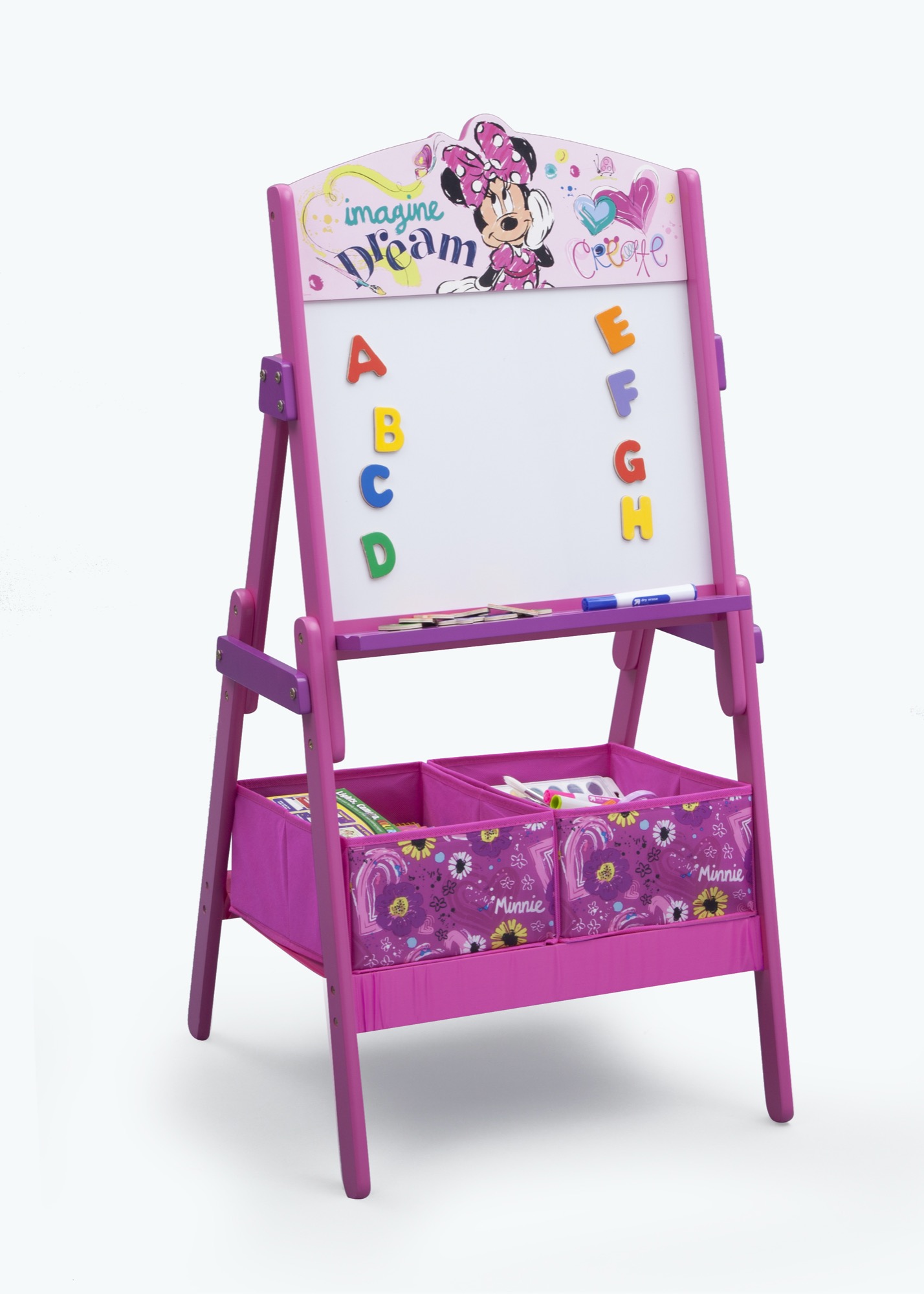 Disney Minnie Mouse Activity Easel with Storage by Delta Children, Greenguard Gold Certified - image 1 of 8