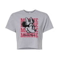 thumbnail image 1 of Disney - Minnie Mouse - All About Minnie - Juniors Cropped Cotton Blend T-Shirt, 1 of 5