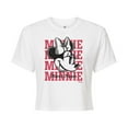 thumbnail image 1 of Disney - Minnie Mouse - All About Minnie - Juniors Cropped Cotton Blend T-Shirt, 1 of 5
