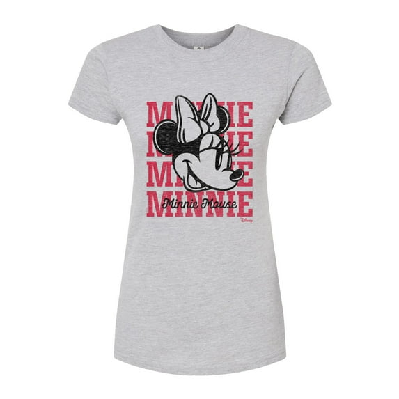 Disney - Minnie Mouse - All About Minnie - Juniors Fitted Graphic T-Shirt