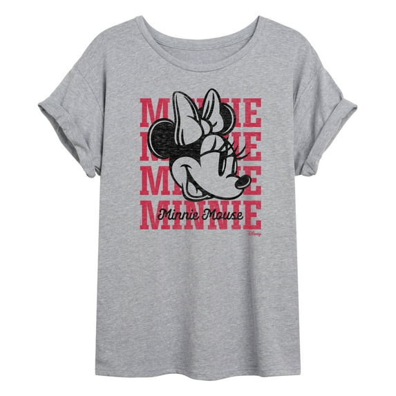 Disney - Minnie Mouse - All About Minnie - Juniors Ideal Flowy Muscle T-Shirt