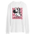 thumbnail image 1 of Disney - Minnie Mouse - All About Minnie - Men's Long Sleeve T-Shirt, 1 of 1