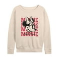 thumbnail image 1 of Disney - Minnie Mouse - All About Minnie - Women's Lightweight French Terry Long Sleeve Shirt, 1 of 4