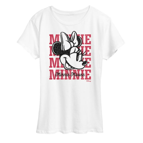 Disney - Minnie Mouse - All About Minnie - Women's Short Sleeve Graphic T-Shirt