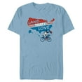 thumbnail image 1 of Disney Minnie Mouse America Land That I Love 4th of July - Short Sleeve Blended T-Shirt for Adults - Customized-Ocean Blue, 1 of 5