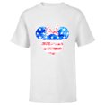 thumbnail image 1 of Disney Minnie Mouse American Flag Tie Dye - Short Sleeve T-Shirt for Kids - Customized-White, 1 of 5