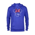 thumbnail image 1 of Disney Minnie Mouse Amiga Head Icon Magic Friend Spanish- Pullover Hoodie for Adults - Customized-Navy, 1 of 5