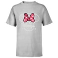 thumbnail image 1 of Disney Minnie Mouse Amiga Head Icon Magic Friend Spanish- Short Sleeve T-Shirt for Kids - Customized-Athletic Heather, 1 of 5