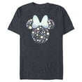 thumbnail image 1 of Disney Minnie Mouse April Birth Month Birthstone & Flowers - Short Sleeve Blended T-Shirt for Adults - Customized-Navy Heather, 1 of 5