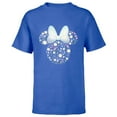thumbnail image 1 of Disney Minnie Mouse April Birth Month Birthstone & Flowers - Short Sleeve T-Shirt for Kids - Customized-Royal, 1 of 5