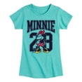 thumbnail image 1 of Disney - Minnie Mouse - Athletic Teammate 28 - Toddler & Youth Girls Short Sleeve Graphic T-Shirt, 1 of 5