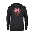 thumbnail image 1 of Disney Minnie Mouse August Birth Month Birthstone & Flowers - Pullover Hoodie for Adults - Customized-Black, 1 of 5