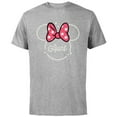 thumbnail image 1 of Disney Minnie Mouse Aunt Family Head Icon Magic Mother’s Day - Short Sleeve Cotton T-Shirt for Adults - Customized-Athletic Heather, 1 of 5