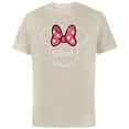 thumbnail image 1 of Disney Minnie Mouse Aunt Family Head Icon Magic Mother’s Day - Short Sleeve Cotton T-Shirt for Adults - Customized-Natural, 1 of 5