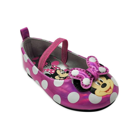 Disney Minnie Mouse Baby Girl Ballet Flat, Sizes 2-6