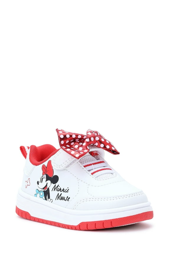 Disney Minnie Mouse Baby Girl Bow Sneaker