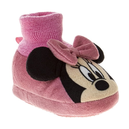 Disney Minnie Mouse Baby Girls Bootie Shoe. (Infant)Pink, Size: 3