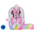 thumbnail image 1 of Disney Minnie Mouse Backpack & Lunch Box 5 Piece Set with Water Bottle, Bookbag, 1 of 4