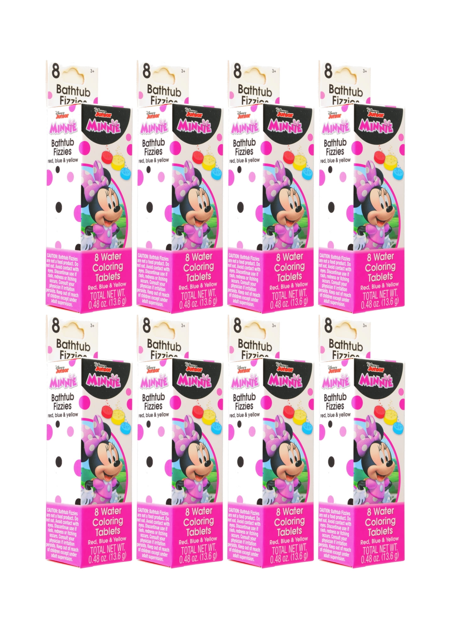 Disney Minnie Mouse Bathtub Water Coloring Tablets 64 Count 
