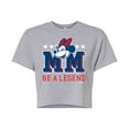 thumbnail image 1 of Disney - Minnie Mouse - Be A Legend - Juniors Cropped Cotton Blend T-Shirt, 1 of 5