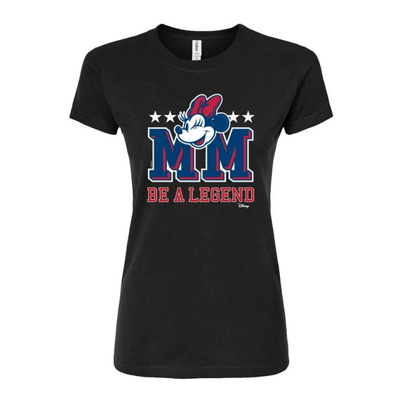 Disney - Minnie Mouse - Be A Legend - Juniors Fitted Graphic T-Shirt
