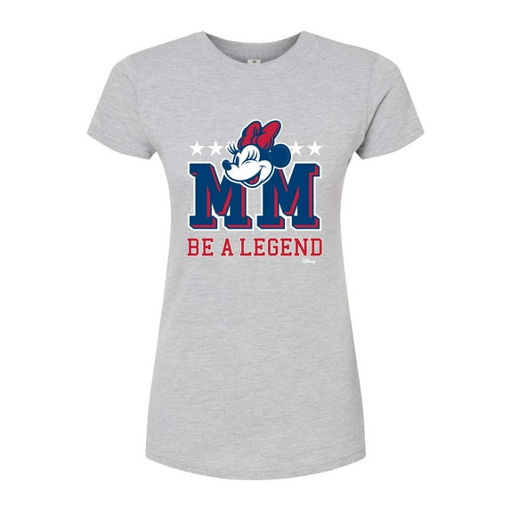 Disney - Minnie Mouse - Be A Legend - Juniors Fitted Graphic T-Shirt
