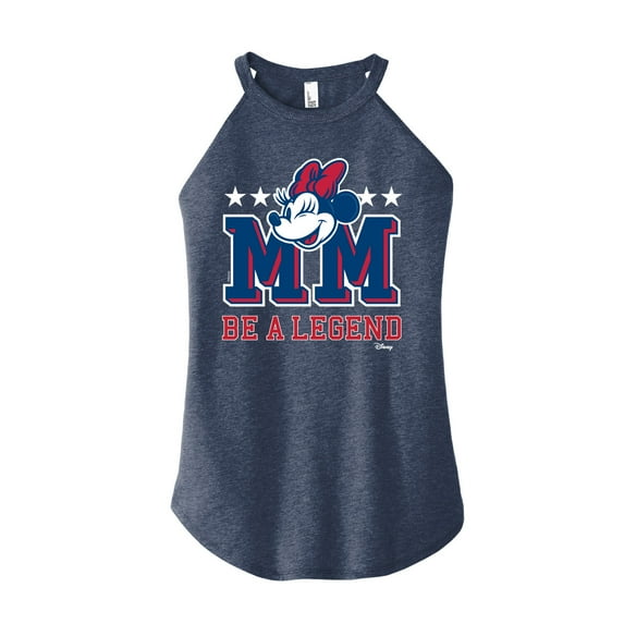 Disney - Minnie Mouse - Be A Legend - Juniors High Neck Tank Top